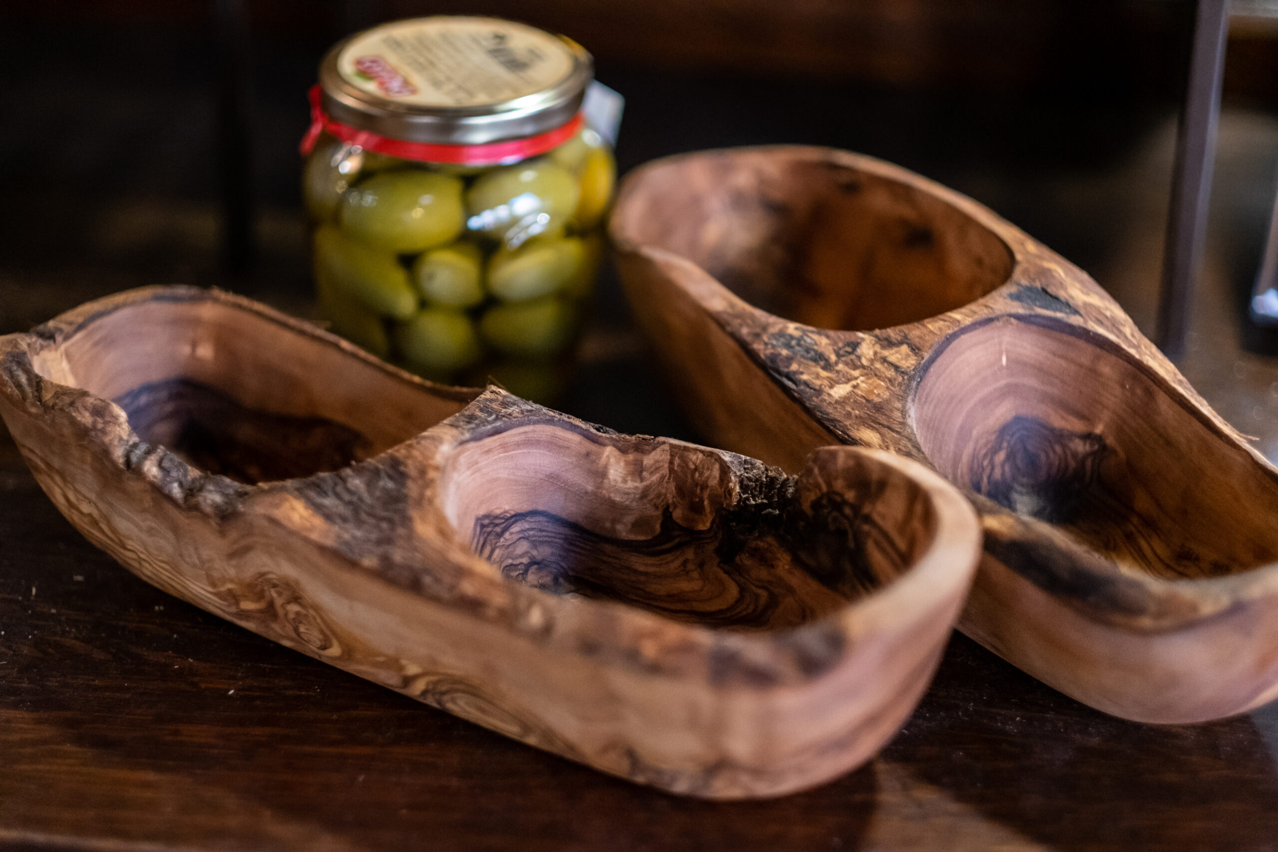 Olive Wood Niblets Dish