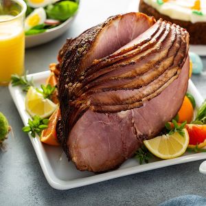 Bourbon Maple Balsamic Glazed Ham Recipe