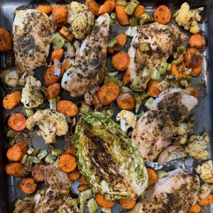 Sheet Pan Chicken and Vegetables Recipe