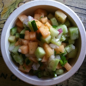 Cucumber Melon Salsa Recipe