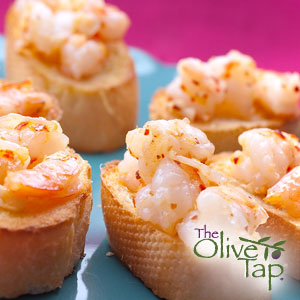 Spicy Shrimp Crostini