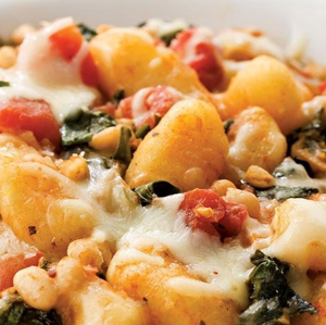 Gnocchi with Spinach and Cannellini Beans Recipe