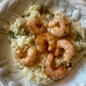 Shrimp with Parmesan Risotto Recipe