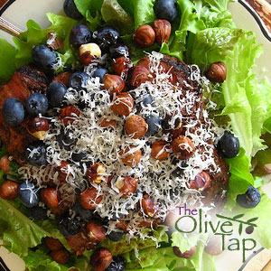 Blueberry Hazelnut Goat Cheese Salad Recipe