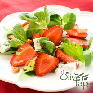 Spring Greens with Strawberries and Walnuts Recipe